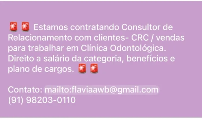 CRC - consultor de relacionamento com os clientes