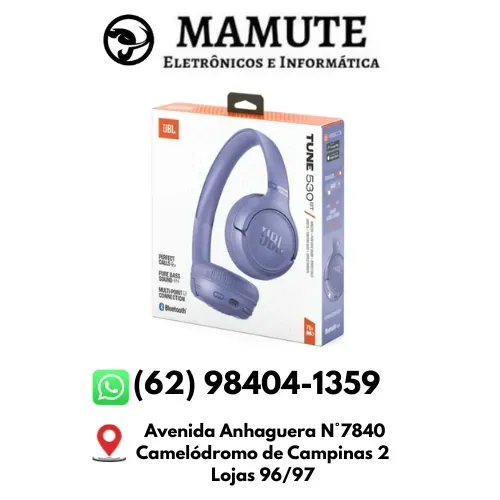 Fone De Ouvido Tune 530BT JBL Sem Fio Com Bluetooth