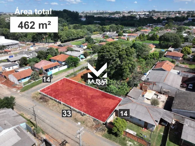 Terreno de esquina com 462 m2 em Uvaranas