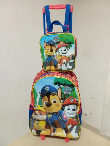 Kit bolsa escolar patrulha canina