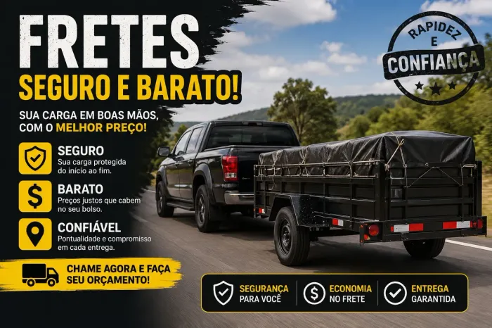 Frete rapido e seguro