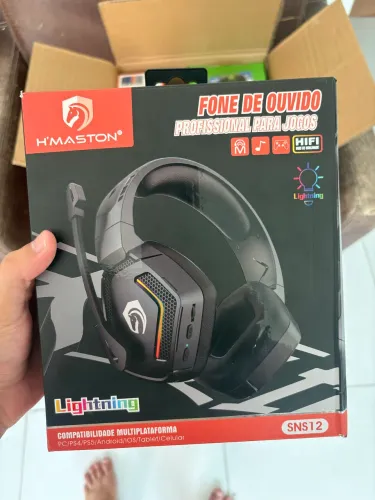 Headset Gamer sem fio -Entrega Rápida!!