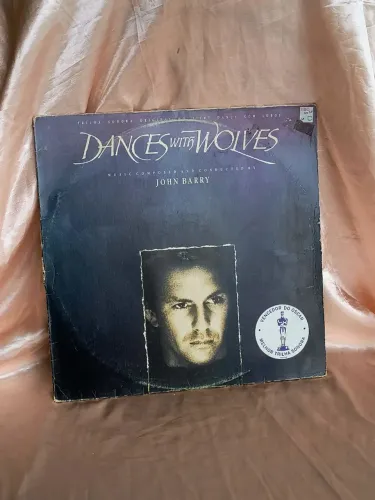 vinil dança com lobos John Barry 1990 disco antigo antiquario colecionador coleção album