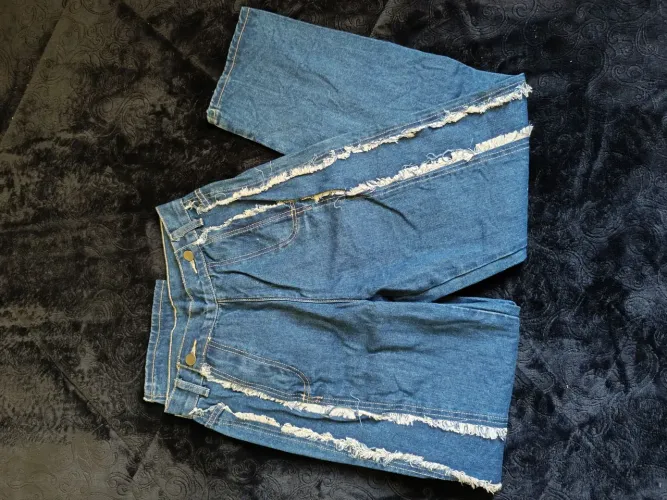 Calça jeans reta T: 34