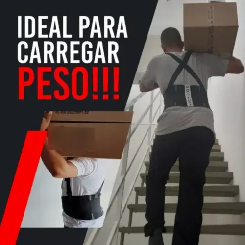 Cinta Lombar Abdominal Ergonômica Reforçada Ajuda a Prevenir Lesões _ ES03