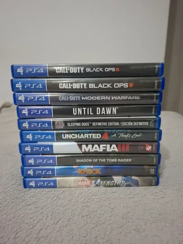 Lote 10 jogos PS4