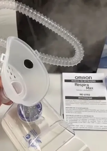 Nebulizador Ultrassônico Omron Respiramax - NOVO