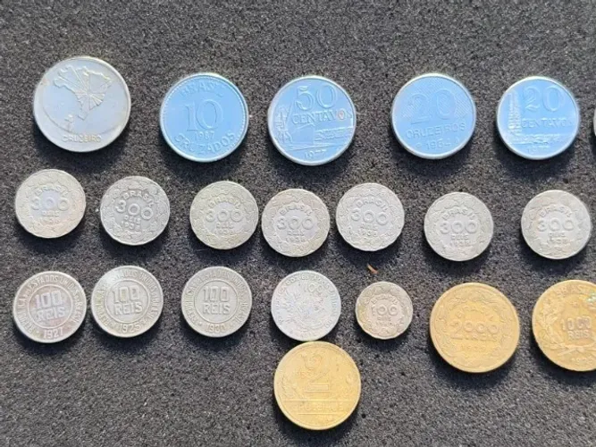 Moedas antigas para colecionadores