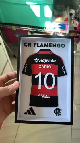 Quadro do Flamengo personalizado