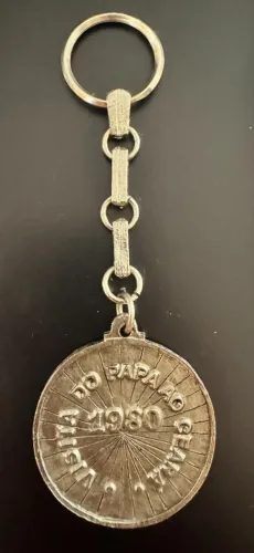 MEDALHA CHAVEIRO - PAPA JOÃO PAULO II - 1980
