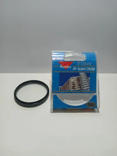 Filtro Kenko R-Sunny Cross 55mm - Efeito Estrela 8 Pontas