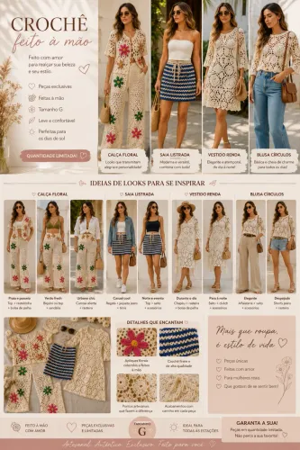Roupas crochê
