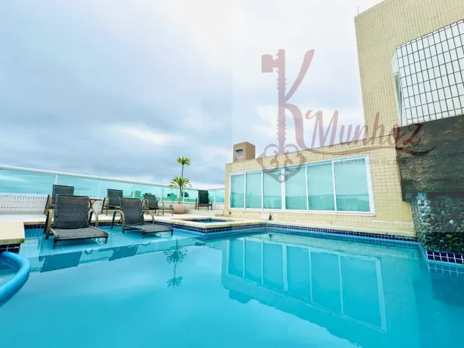 Linda cobertura, Riviera de São Lourenço, 414m², 06 dormitórios, 4 suítes, 3 vagas, Piscin