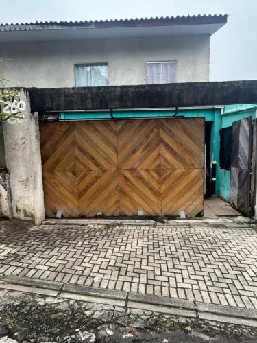 ? PORTÃO DE CEDRO 6x3m COMPLETO - COM TRILHO