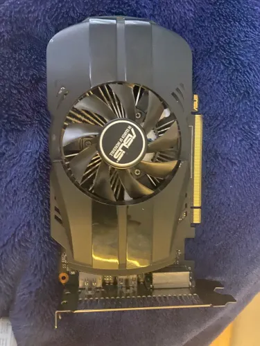 O título da imagem é: GTX 1050Ti 4Gb Asus aceito oferta