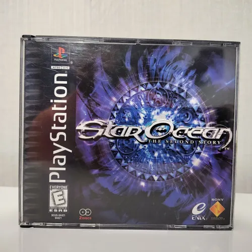 Star Ocean The Second Story PS1 Original Americano Black Label Raro Playstation 1