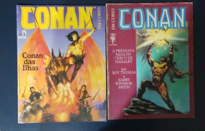 CONAN EM CORES 2 VOL 5,11 ED ABRIL RARIDADE PARTICULAR VC MERECE