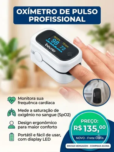 Oxímetro De Pulso Profissional Beurer