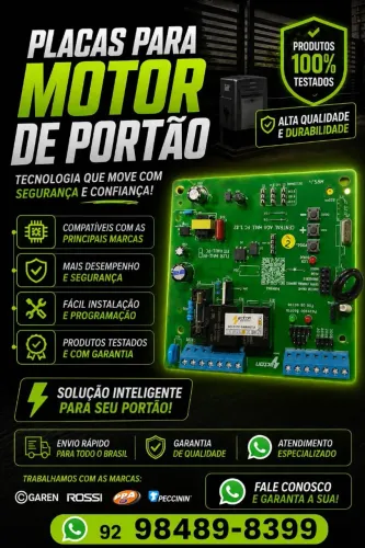 Placa universal para motor de portão Rossi