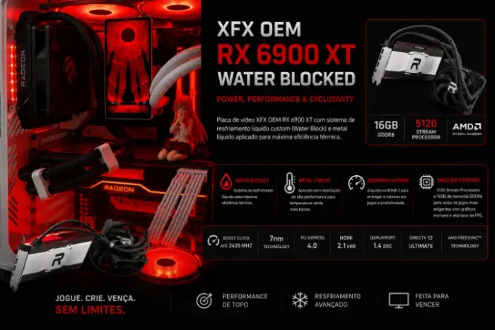 RX 6900 XT OEM Sapphire 16GB (Water Blocked)