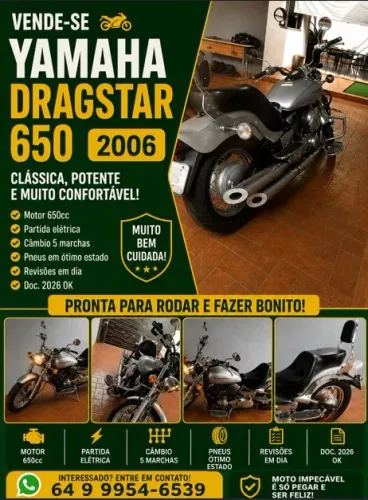 Yamaha dragstar 2006