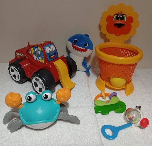Lote brinquedos bebê 