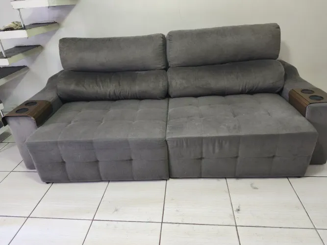 Sofá Retrátil 3 a 4 lugares 