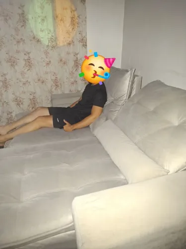 Sofá reclinável retrátil NOVO