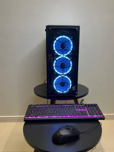 KIT PC Gamer Completo RTX 3060, Ryzen 5, 16GB RAM + Teclado Razer + Mouse Logitech