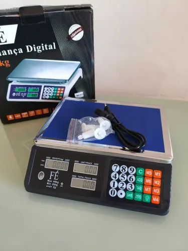 Balança digital 40 kg FE com bateria interna