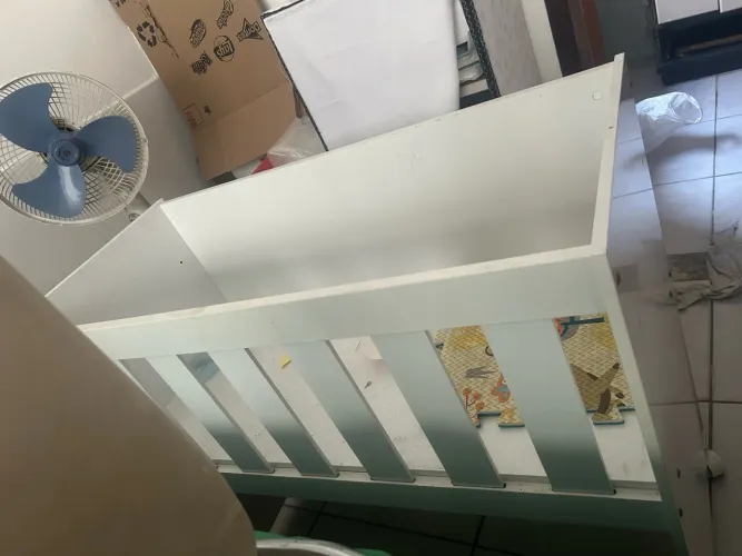Berço compacto ideal pra quarto pequeno 94x44