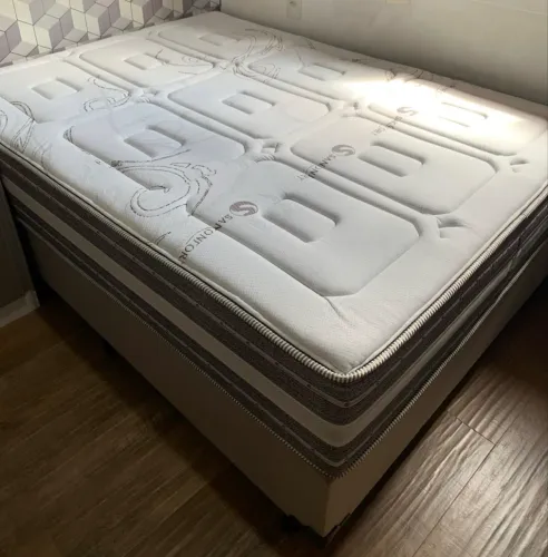 Cama Box Casal Alto Padrão NOVO PRONTA ENTREGA 