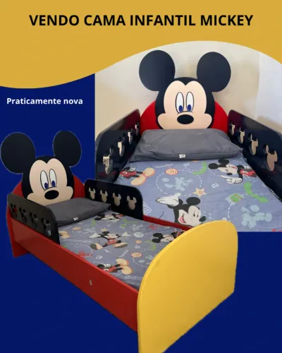 Cama Infantil temática do mickey