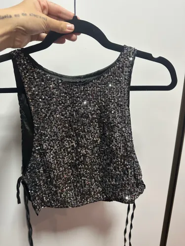 Blusa paetê shein nova nunca usada