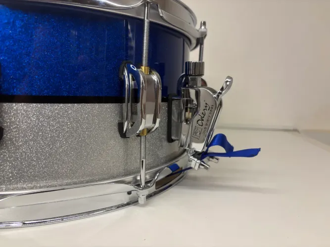 Caixa Odery custom 14x6,5 Blue & Sparkle
