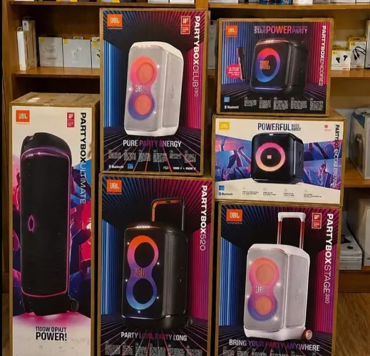 Caixas de som JBL partybox lacrado 1 ano garantia
