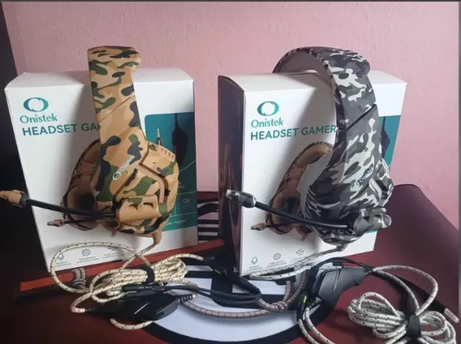 Headeset Gamer camuflado