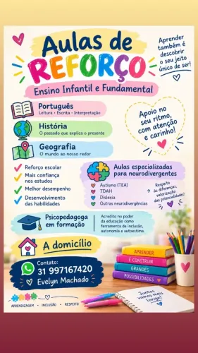 Aulas de reforço