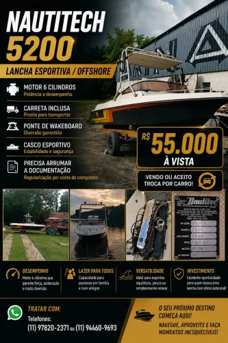 LANCHA NAUTITEC 5200