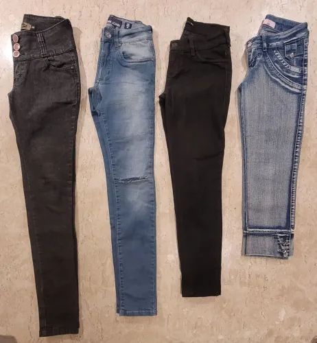 Kit 4 calças jeans femininas nº 36<br>