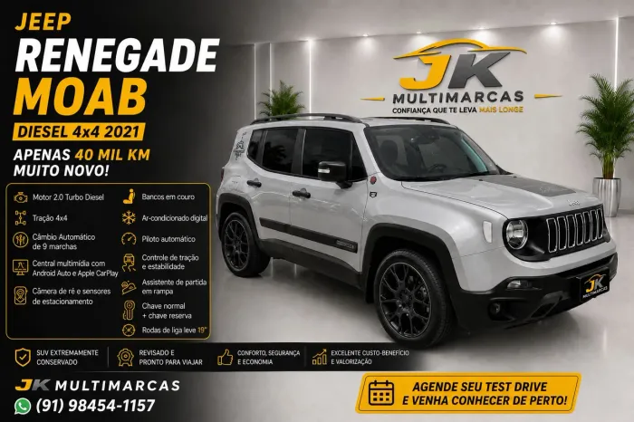 Jeep Renegade Moab 2.0 4X4 TB Diesel AUT 2021