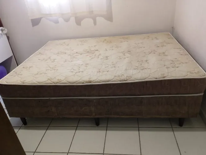 Cama box casal molas ensacadas