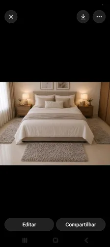 Conjunto 3 tapetes para quarto