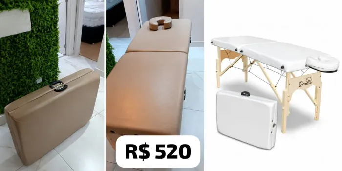 Vende-se Maca Portátil Profissional com Encosto
