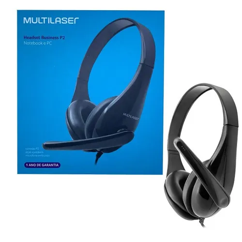 Fone De Ouvido Headset Business P/ Pc e Notebook Multilaser