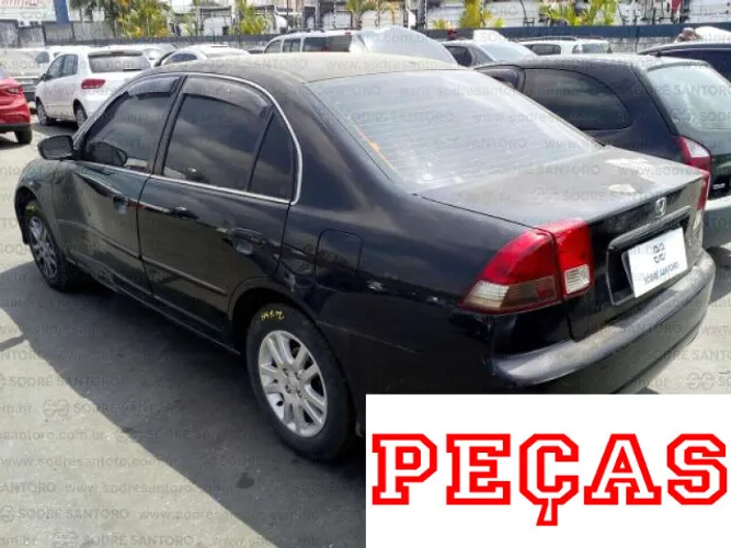 Honda civic 2002 a 2006 venda de peças ate 03 x sem juros