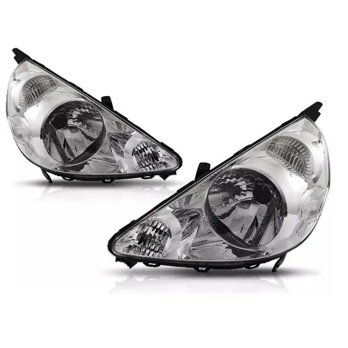 Farol honda fit cromado t.y.c 2003 2004 2005 2006 2007 2008