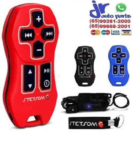 Controle Longa Distancia Vermelho Stetsom Sx2 Light Complet Universal