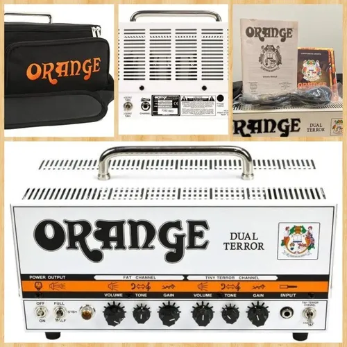 Cabeçote Orange Dual Terror Bag / Tags / Manual e Garantia  30w Amplificador Valvulado