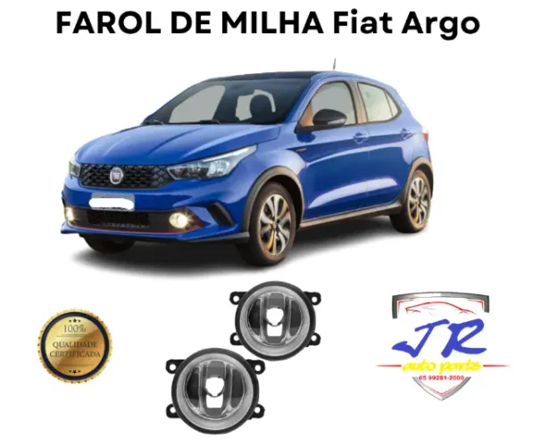 Par Farol De Milha Fiat Argo 2020